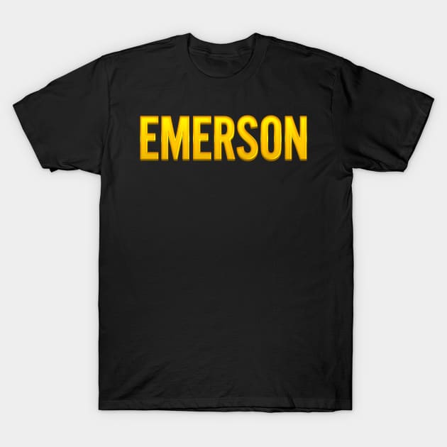 Emerson Name T-Shirt by xesed